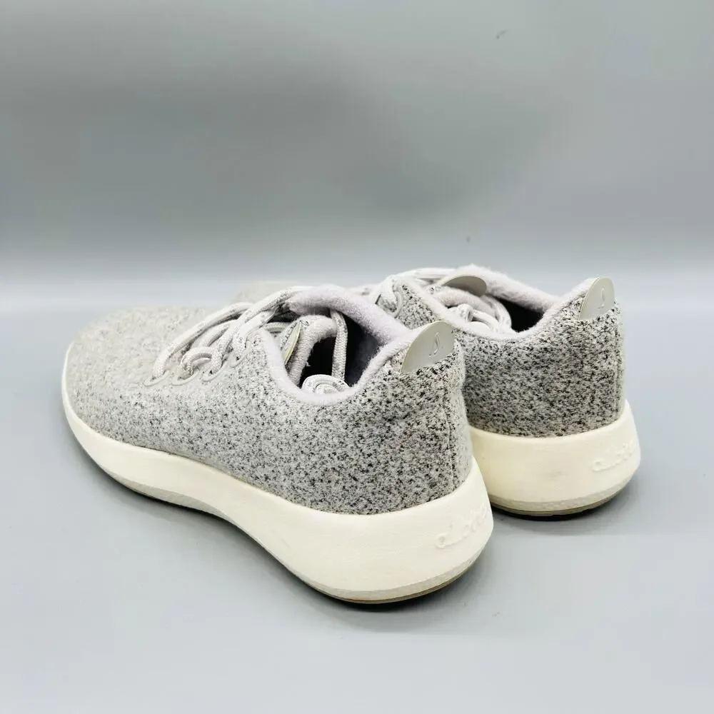 Allbirds Shoes Womens 8 Gray Merino Wool Runner Low Top Sneakers Comfort Casual